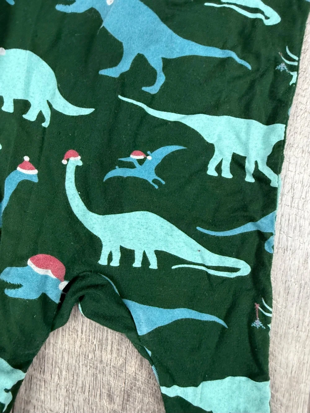 KicKee‎ Kids Green Dinosaur PJs